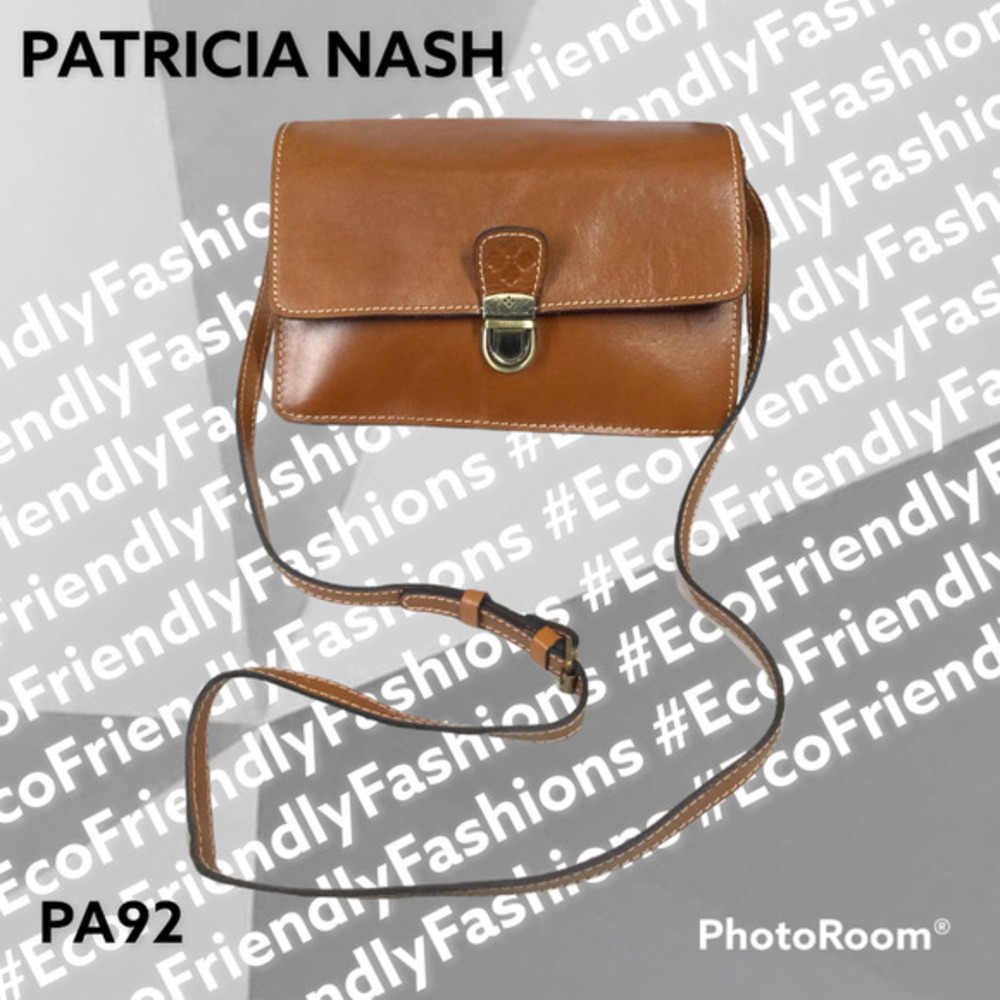 Patricia Nash Women's Lanza Heritage Crossbody Organizer Brown Leather
